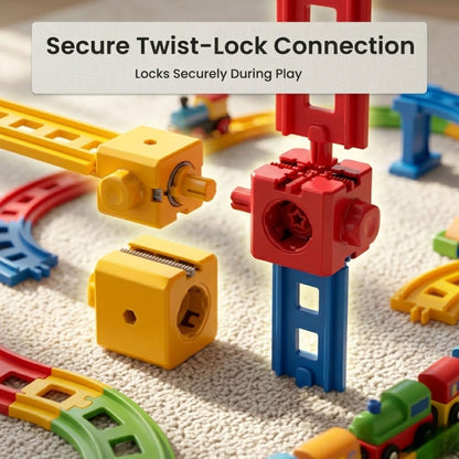 WonderRail™: The Modular 3D Train Track for Curious Little Builders