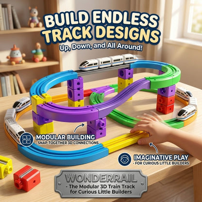 WonderRail™: The Modular 3D Train Track for Curious Little Builders