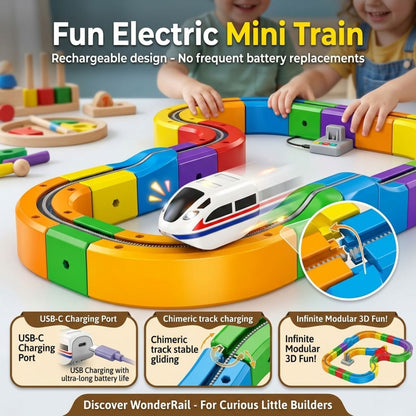WonderRail™: The Modular 3D Train Track for Curious Little Builders