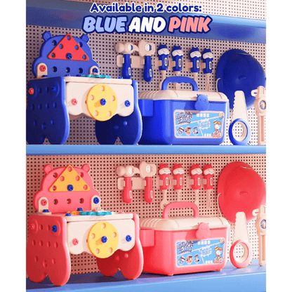 Hippo All-in-one Tool Hub DI Montessori Tool Box Set