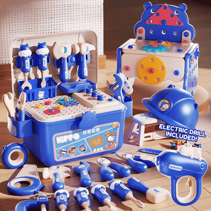 Hippo All-in-one Tool Hub DI Montessori Tool Box Set