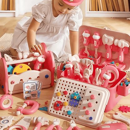 Hippo All-in-one Tool Hub DI Montessori Tool Box Set